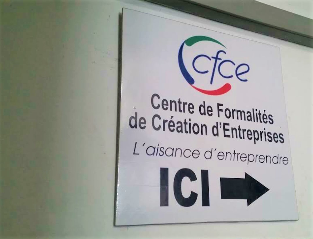 Signalétique intérieure du Centre de Formalités de Création d'Entreprises (CFCE)