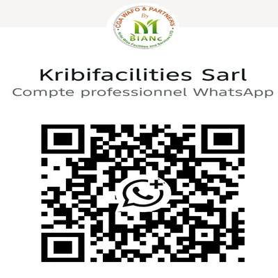 QR Code WhatsApp Kribifacilities Sarl